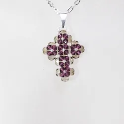 Pendant 30cm - Arabella-Silver Chain - Pendant 30cm - Laiton argenté